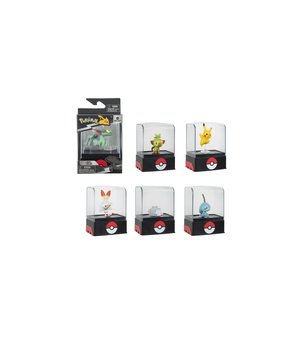 Jazwares Figura pokemon con vitrina