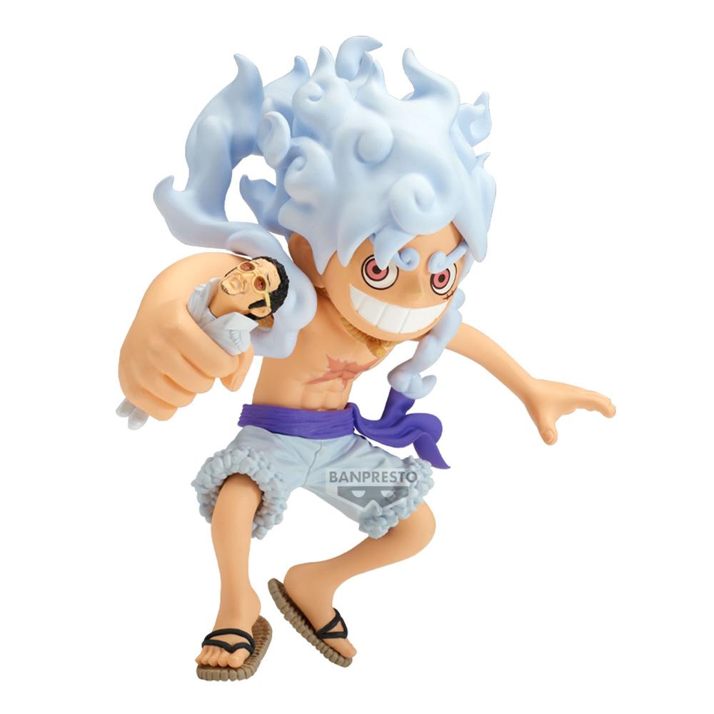 Banpresto Figura one piece mega world collectable monkey d.luffy vs borsalino 13cm