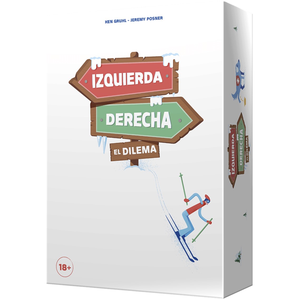 Asmodee Juego de mesa izquierda derecha el dilema pegi 18