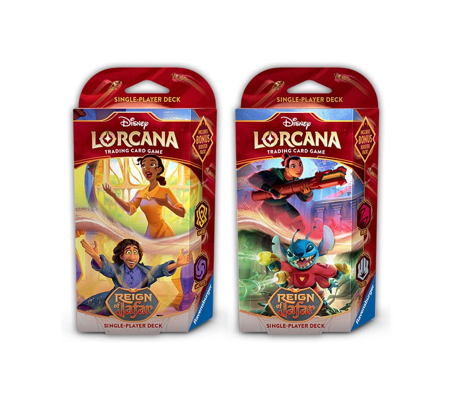 Ravensburger Lorcana tcg - mazos de inicio disney reinado de jafar 8 unidades inglés