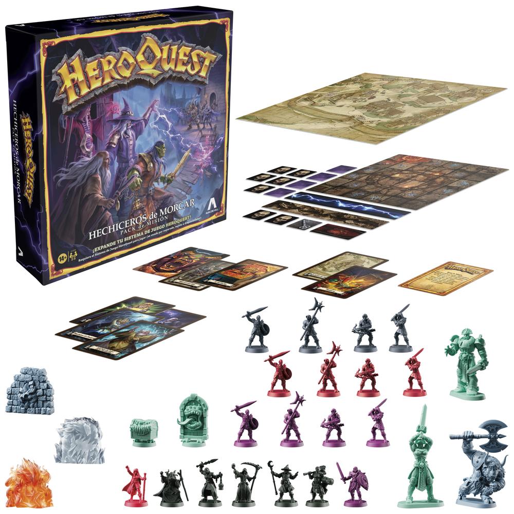 Hasbro Juego de mesa heroquest hechiceros de morcar español