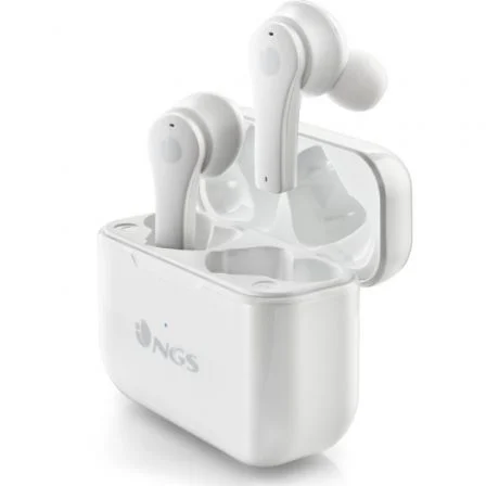 NGS Ártica Bloom con estuche de carga/ Autonomía 6h/ Blancos – Bluetooth
