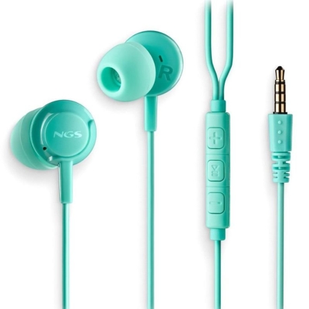 NGS Intrauditivos Cross Drift/ con Micrófono/ Jack 3.5/ Verdes