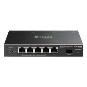 Tplink ÷ no gestionable TP-LINK sg2206mp 6p 1x1gb 4x1gb poe+ 63w 1xsfp metalico negro