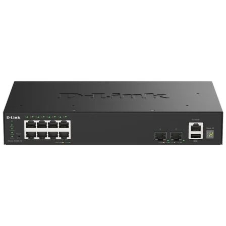 D-LINK Gestionable DGS-1530-10/E 8 Puertos/ RJ-45 Gigabit 10/100/1000/10G/ SFP