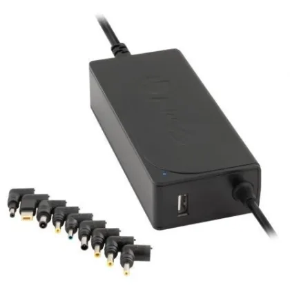 NGS Cargador de W-70W/ 1xUSB/ 70W/ Automático/ 9 Conectores/ Voltaje 18.5-20V