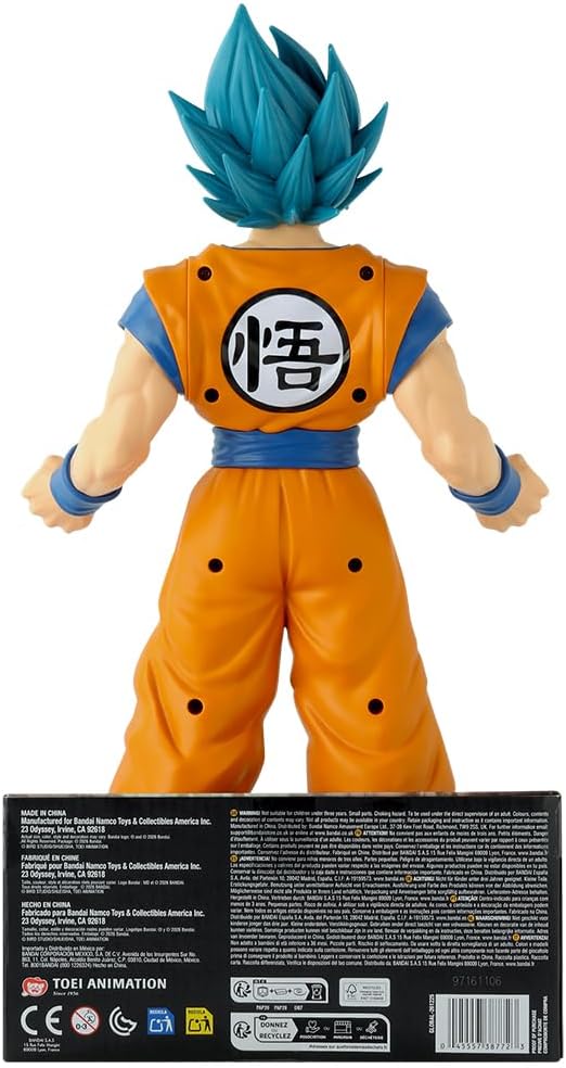 Bandai rojo Db fig jumbo goku super saiyan blue