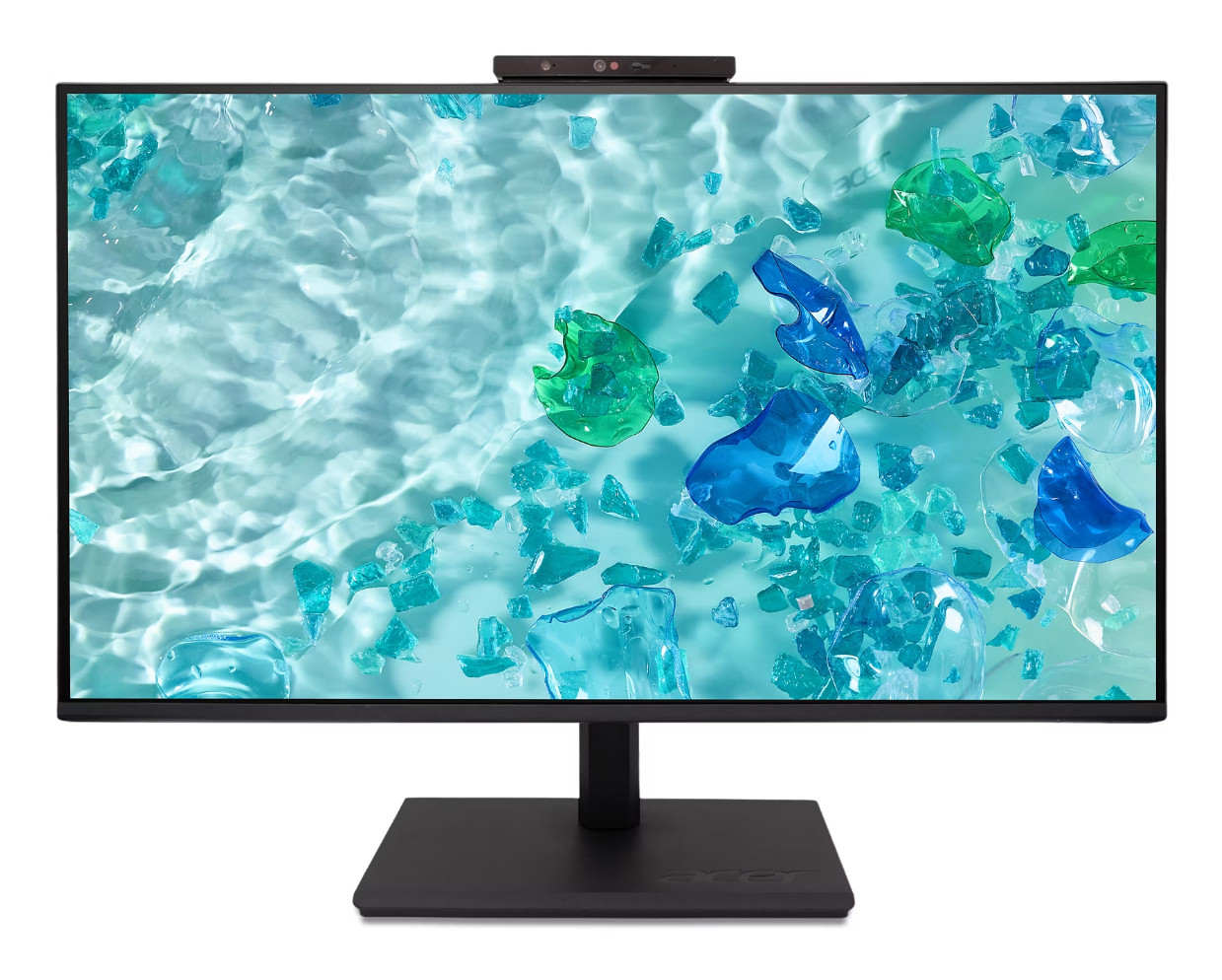 ACER Monitor B277D / 27" / FHD / VGA-HDMI-DisplayPort-USB / ZeroFrame / Regulable Altura / Webcam