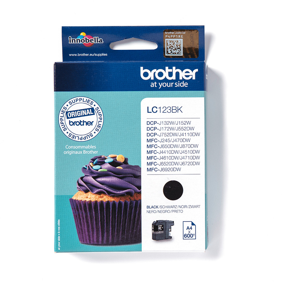 BROTHER Cartucho de tinta Negro para DCPJ132W