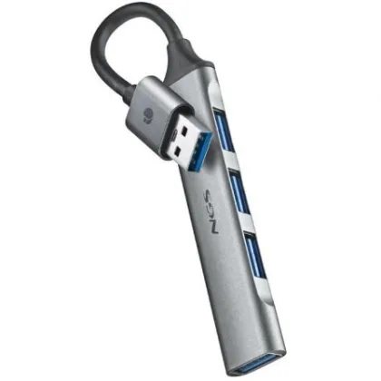 NGS Hub USB IHUB4 Micro/ 4xUSB Gris