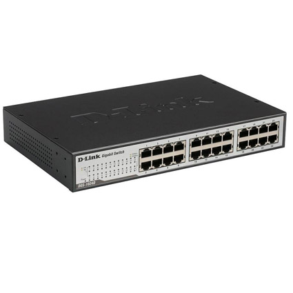 Dlink ÷ no gestionable D-LINK dgs-1024d 24p 24x1gb rack negro