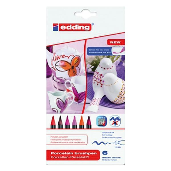 EDDING BL.6 ROTULADORES PARA PORCELANA COLORES FRIOS