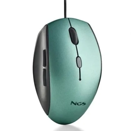 NGS Ergonómico Moth Ice/ Hasta 1600 Dpi Verde
