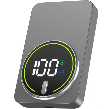 Leotec Powerbank 10000mAh LEPOWW20W10G/ 20W/ Wireless Gris