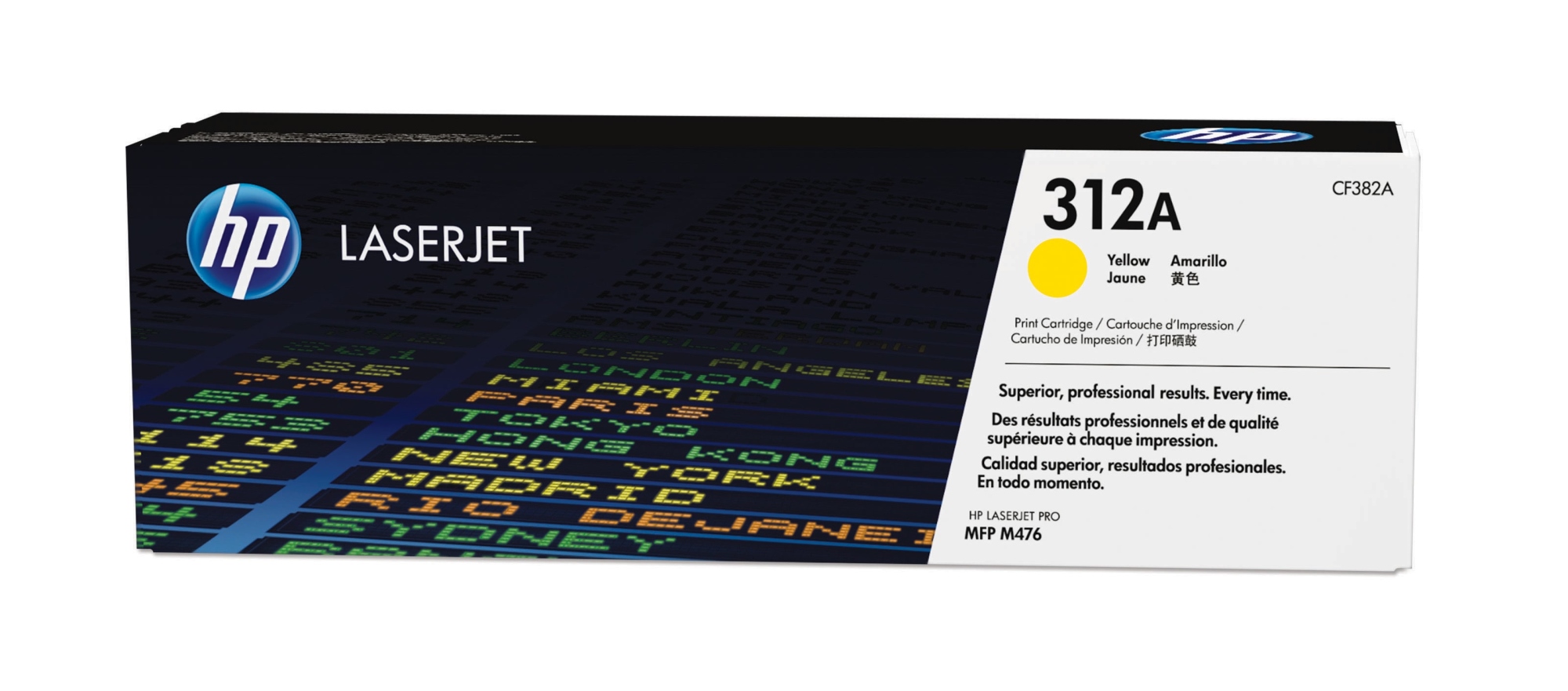 HP ÷ Tóner original cf382a amarillo