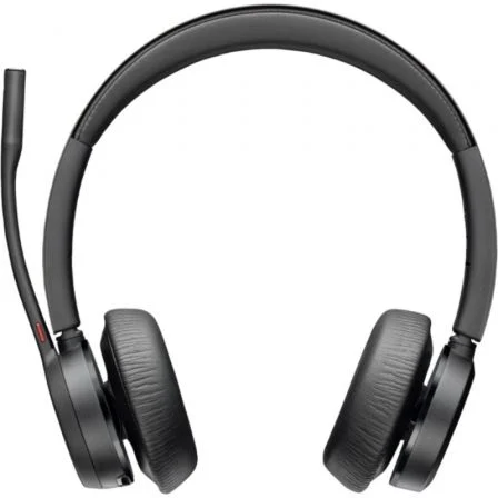 Microsoft Inalámbricos Poly Voyager 4320 para Teams + Adaptador BT700/ con Micrófono – Bluetooth