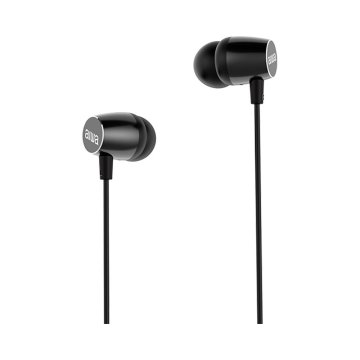 Aiwa ÷ Auricular intrauditivo jack 3.5mm estm-30 neodimio 10mm mic 1.2m negro