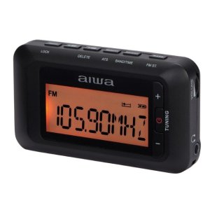 Aiwa ÷ Radio digital rd-10 am/fm LED rds jack 3.5mm pilas aaa