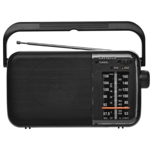Aiwa ÷ Radio analogica r-290bk am/fm 1w 9.2cm jack 3.5mm antena telescopica ac/dc negro