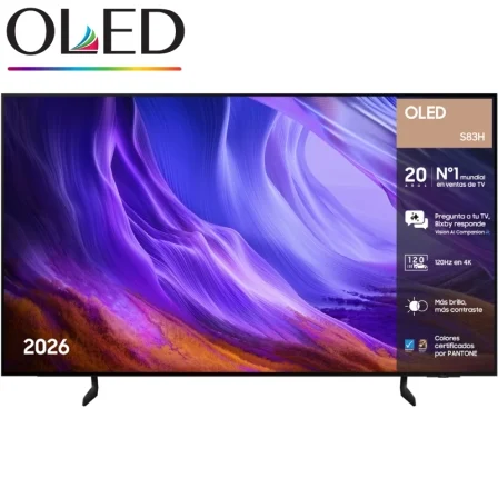 Samsung Televisor OLED S83H TQ55S83HAE 55"/ Ultra HD 4K/ Smart Tv – WiFi