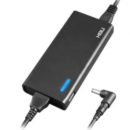 NOX Cargador de NXPWR90NB/ 1xUSB/ 90W/ Automático/ 10 Conectores/ Voltaje 15-20V