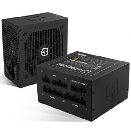 NOX Fuente de Alimentación Hummer Gdm/ 1000W/ Ventilador 12cm/ Atx 3.1/ PCIe 5.1/ 80 Plus Gold