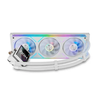 NOX Vent. Hummer M-360 LCD Kit Rl Mag ARGB Blanco