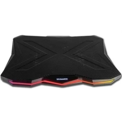 NOX Soporte Refrigerante Pro Stand para Portátiles hasta 17.3"/ Iluminación LED