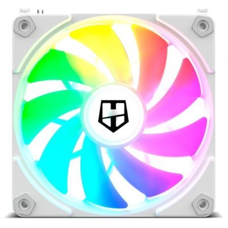NOX Ventilador Easy Link/ ARGB/ 12cm Blanco