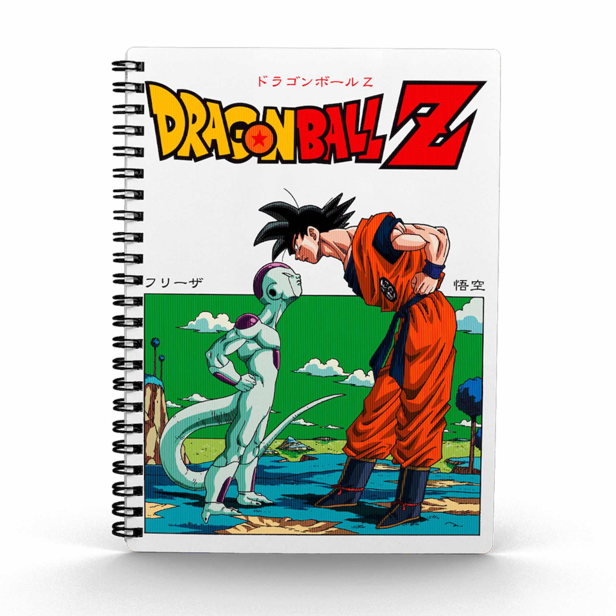 SD toys Libreta efecto 3d frieza vs goku dragon ball z