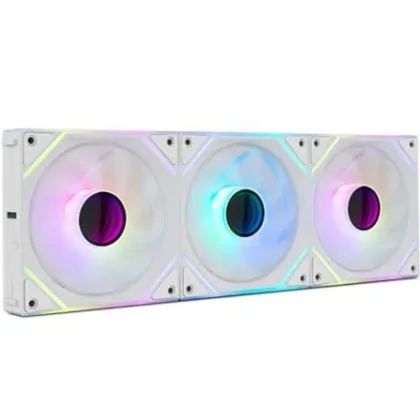 NOX Pack 3 Ventiladores Pro Link/ ARGB/ 12cm/ Blancos
