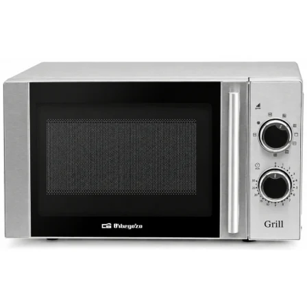 Orbegozo Microondas Mig 2082/ 700W/ Capacidad 20L/ Función Grill Gris