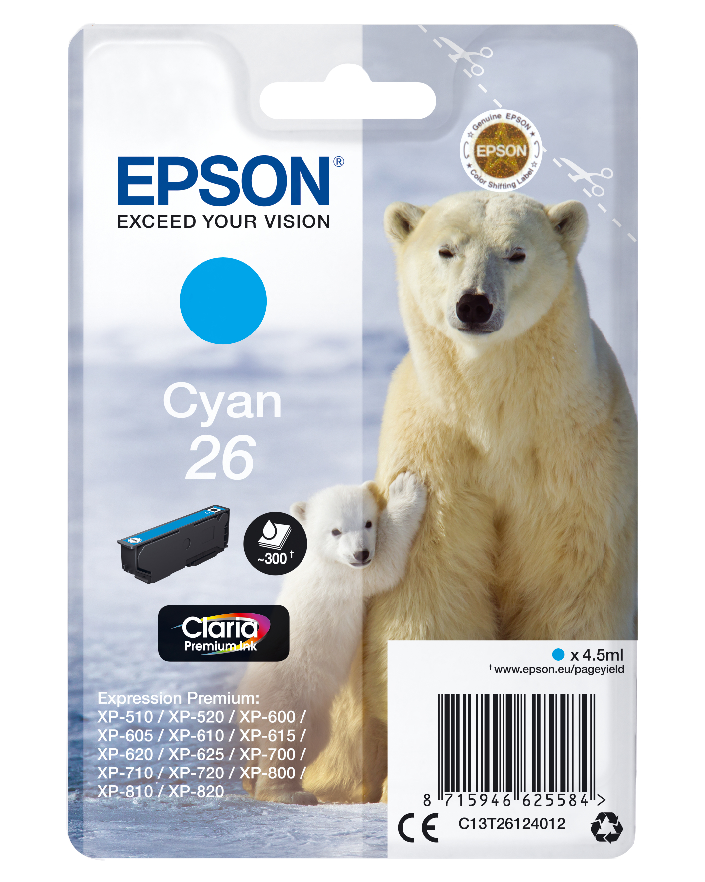 Epson Claria Premium Cartucho Cian