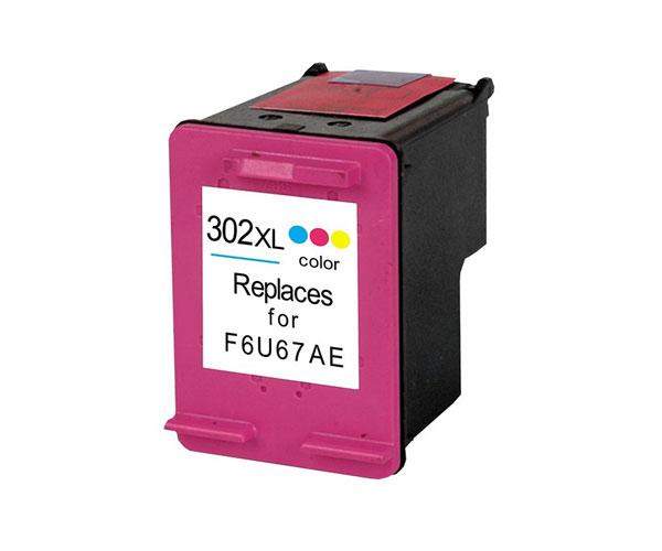 HP Tinta reciclada genérica para N302 Xl Color f6u67ae
