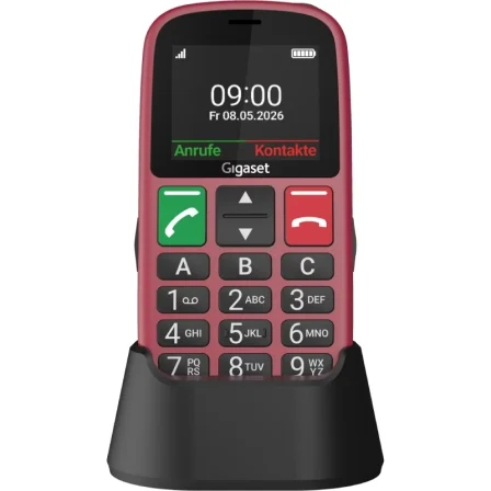 Teléfono Móvil Gigaset GL30 para Personas Mayores Rojo – 4G
