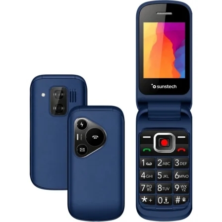Sunstech Teléfono Móvil CELT24 para Personas Mayores Azul