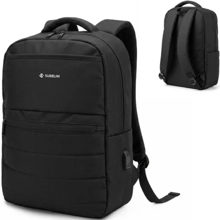 Subblim Mochila Compact Backpack 15L para Portátiles hasta 15.6"/ Repelente al agua/ Cinta…