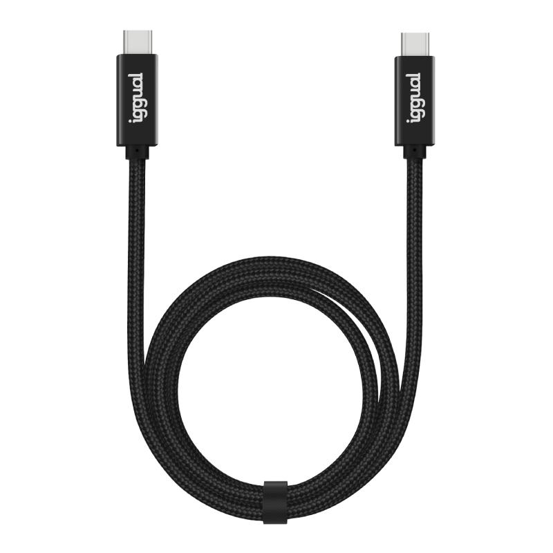 iggual 3.2 Gen2x2 100W 5A 1m nylon – USB-C