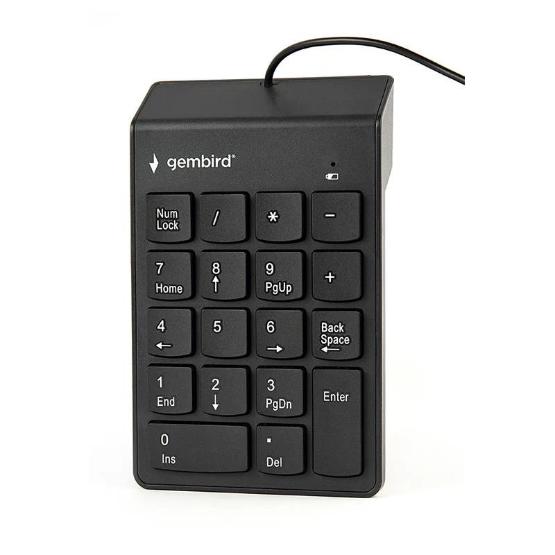 Gembird Numérico por cable USB Negro