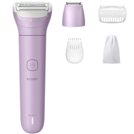 Cortapelos Philips Lady Shaver 6000 BRL138/00/ con Batería/ 4 Accesorios
