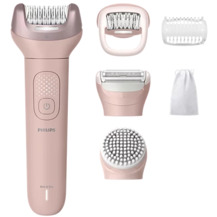 Depiladora Philips Epilator Series 9000 BRE718/ con Batería/ 6 Accesorios