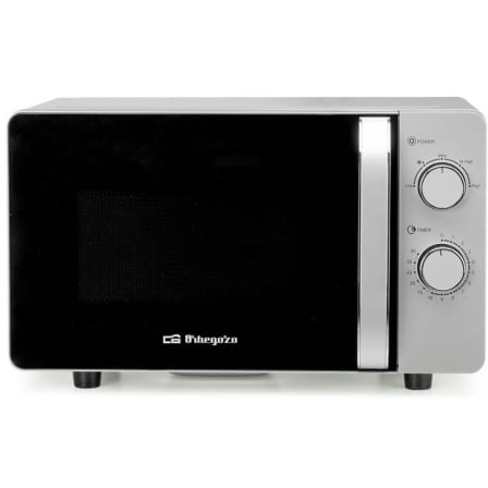 Microondas Orbegozo MI 2062 CE/ 700W/ Capacidad 20L/ Gris