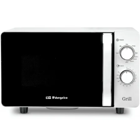 Microondas Orbegozo MIG 2070 CE/ 700W/ Capacidad 20L/ Función Grill/ Blanco