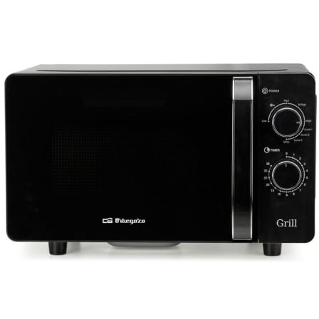 Microondas Orbegozo MIG 2071 CE/ 700W/ Capacidad 20L/ Función Grill/ Negro