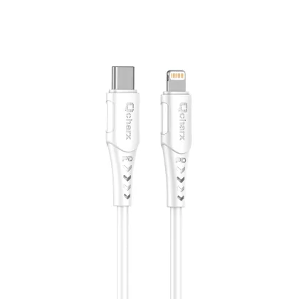 Qcharx international qcharx sofia tipo c a lightning 3a 20w - 1 m - pvc blanco