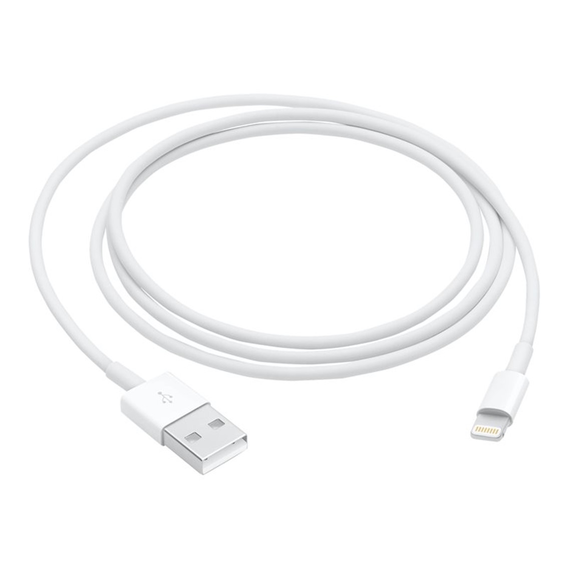 Apple original iphone USB tipo a a lightning 1m - macho - macho blanco
