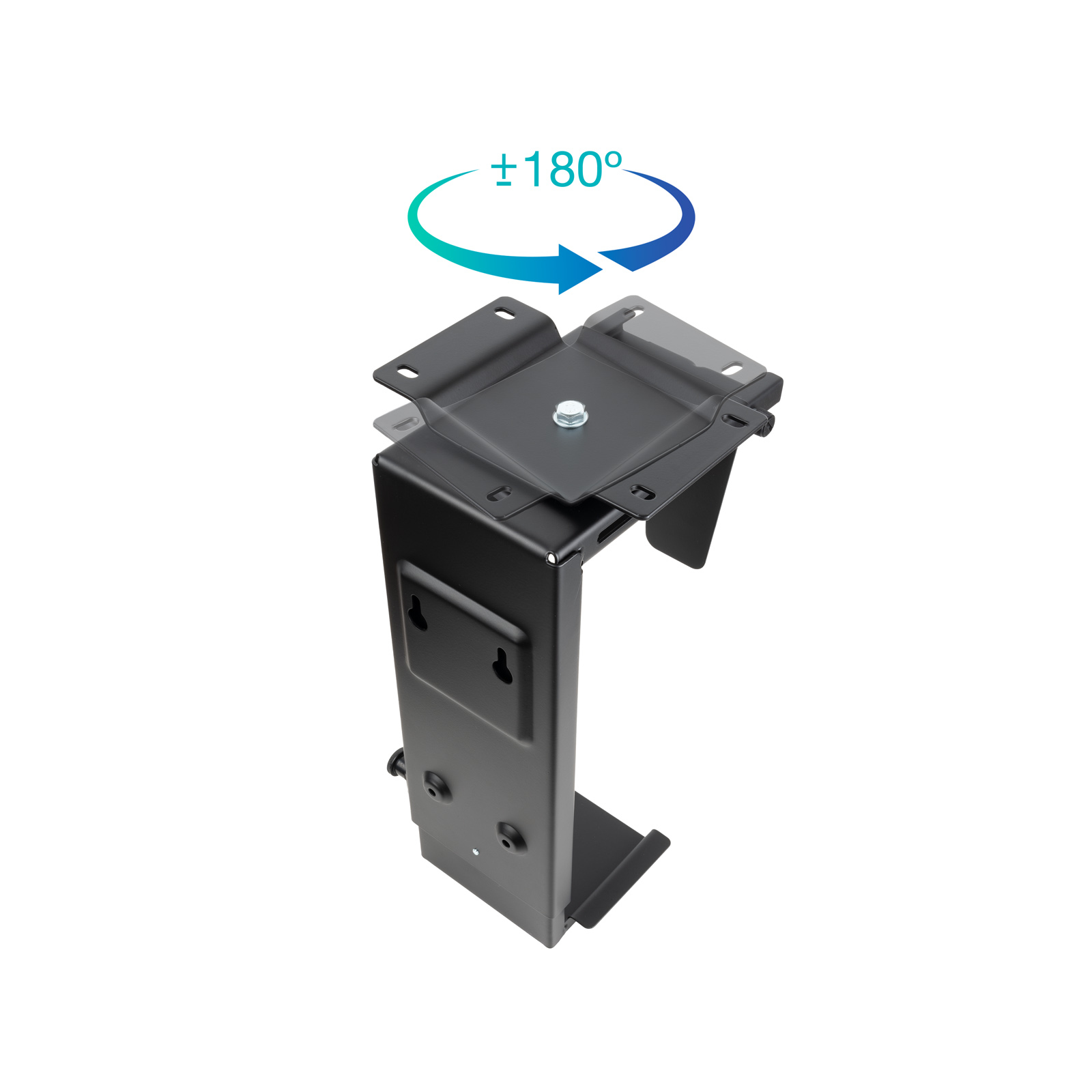 Soporte para CPU tooq escritorio-pared negro