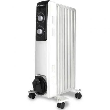 Orbegozo Radiador de Aceite Rf 1500 A/ 3 Potencias/ 1500W/ 7 Elementos Caloríficos