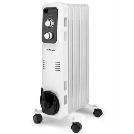 Orbegozo Radiador de Aceite Rl 1500/ 3 Potencias/ 1500W/ 7 Elementos Caloríficos