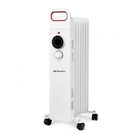 Orbegozo Radiador de Aceite Ru 1500/ 3 Potencias/ 1500W/ 7 Elementos Caloríficos